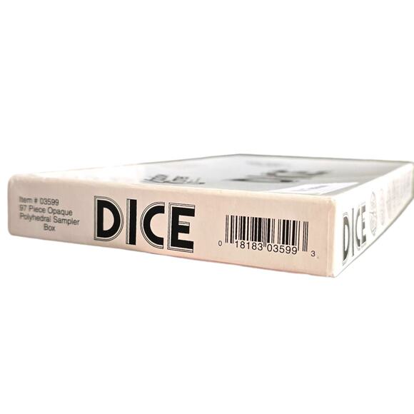 Koplow Games Dice Opaque Polyhedral Sampler Box Item #03599 VTG 1980 - Picture 4 of 4